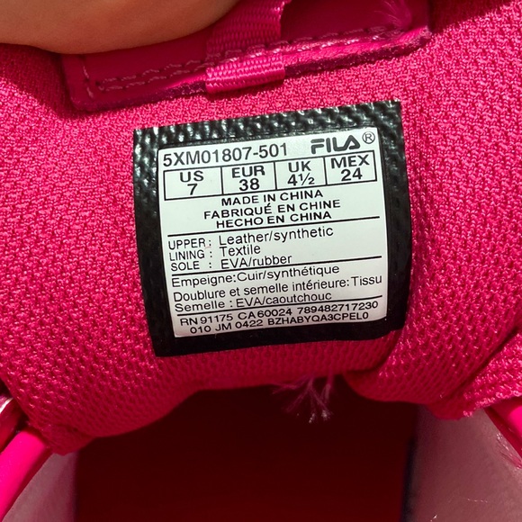 Cool Fucsia Fila π Like Brand New look - Picture 7 of 8